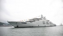 Megayacht Serene at her launch